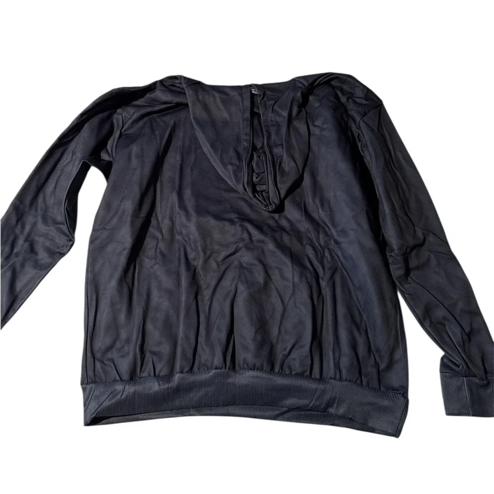 NWOT, Men’s Graphic Hoodie, Black, 2XL, W7 - Picture 2 of 2